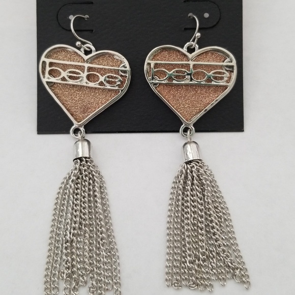 Heart logo Bebe earrings - Picture 2 of 2